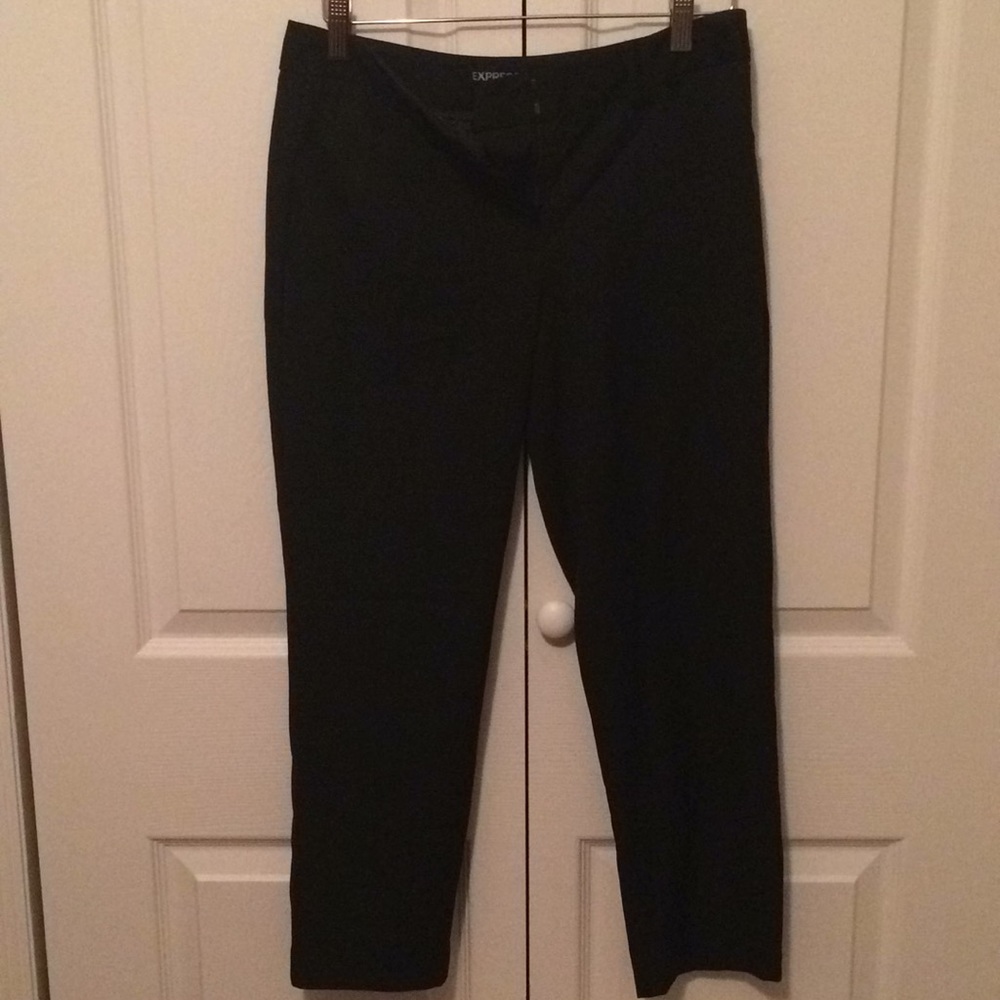 Express Editor black dress capris